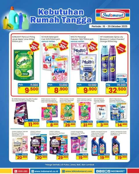 Promo Indomaret Super Hemat Periode 16-29 Oktober 2025