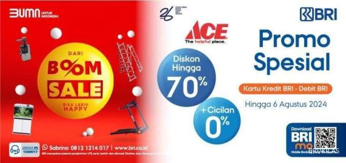 Belanja Seru Bareng Keluarga di ACE Hardware dengan Diskon 70% dari BRI