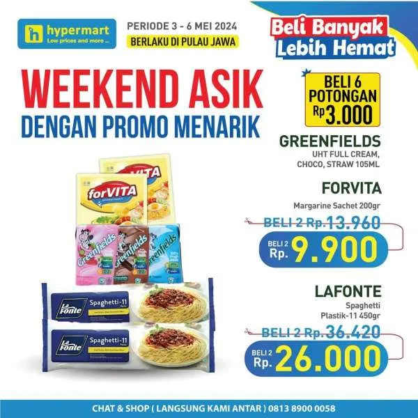 Promo Hypermart Beli Banyak Lebih Hemat Periode 3-6 Mei 2024