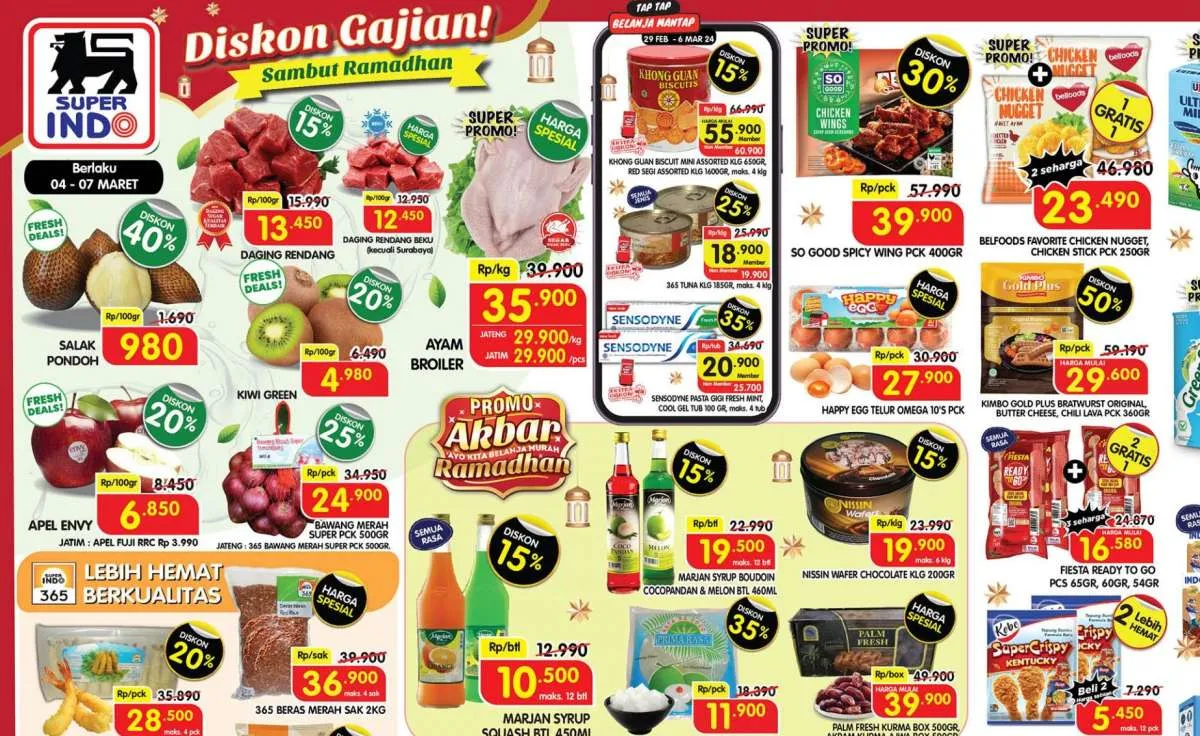 Promo Superindo Weekday Terbaru 4-7 Februari 2024, Banyak Diskon Besar di Awal Pekan