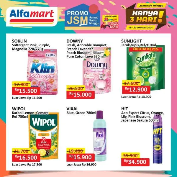 Promo JSM Alfamart Weekend 18-20 Oktober 2024