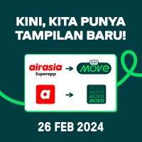 Dari Serba Merah Kini Serba Hijau, Ikon Airasia Move Resmi Diperkenalkan