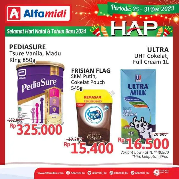 Promo Alfamidi Hemat Satu Pekan Periode 25-31 Desember 2023