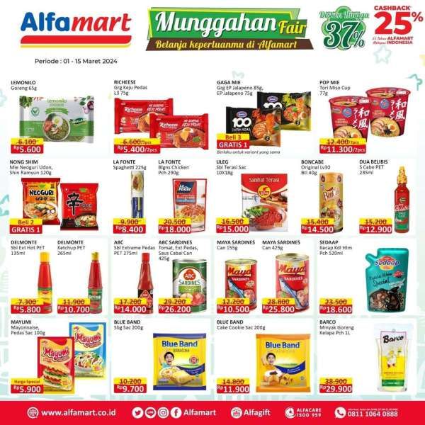 Promo Alfamart Munggahan Spesial Ramadhan Terbaru 1-15 Maret 2024
