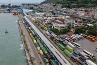 Cek Kesiapan Merak, Kemenhub Siapkan Empat Jalur Penyeberangan dan Titik Buffer Zone