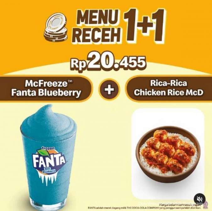 Promo McD Menu Receh 1+1 di Bulan Juni 2022