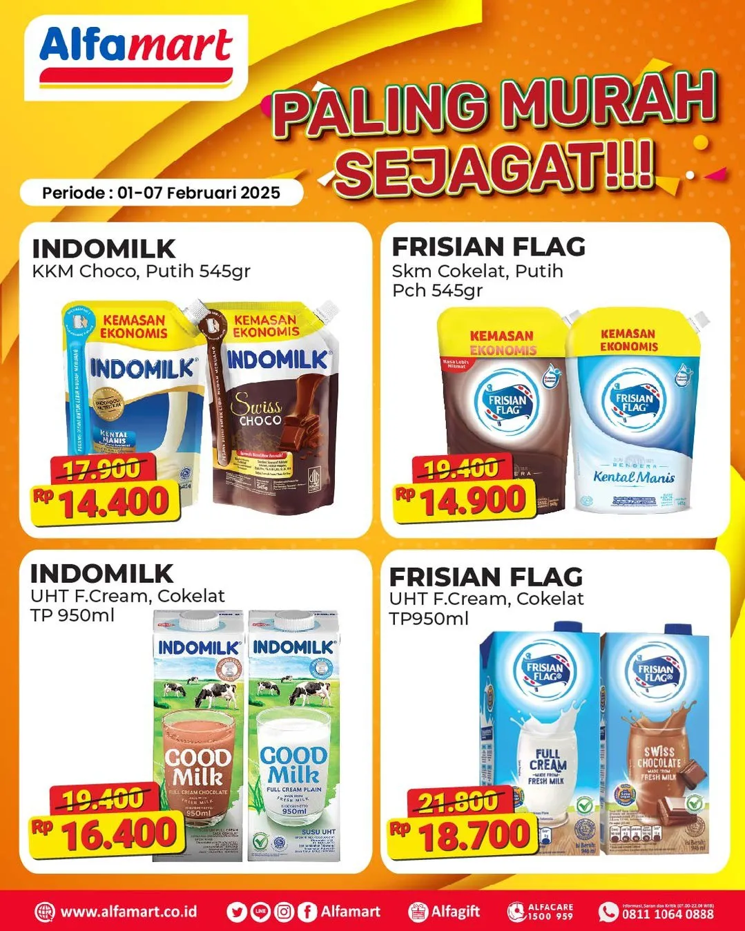 Promo Alfamart Paling Murah Sejagat Periode 1-7 Februari 2025