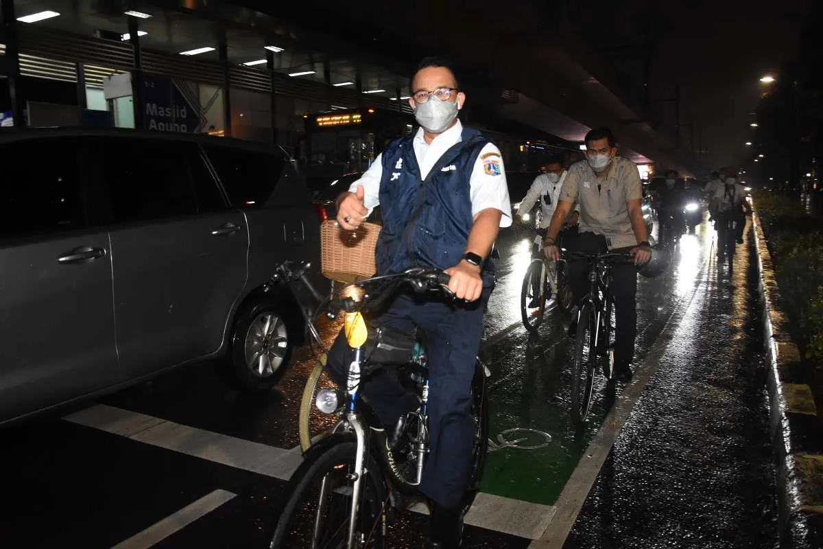 Anies berencana tambah jalur sepeda sepanjang 101 kilometer di Jakarta pada tahun ini