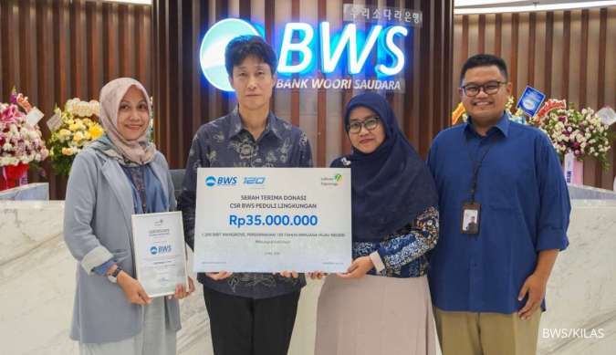 Bank Woori Saudara (BWS) Tanam 1.200 Mangrove di Usia ke-120 Tahun