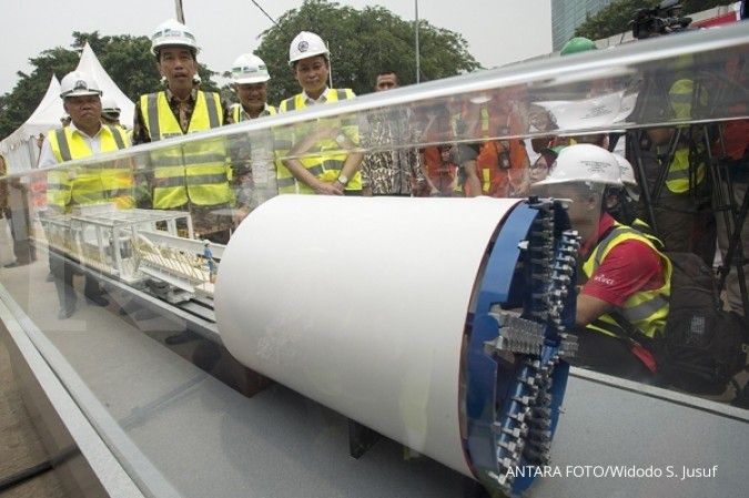 Jokowi bilang, MRT tak akan hasilkan untung