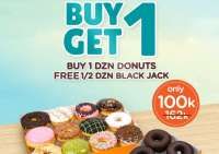 Promo JCO Khusus Supermal Karawaci 1-14 September, Buy 1 Get 1 Donuts