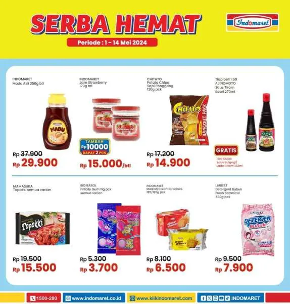 Promo Indomaret Super Hemat 1-14 Mei 2024