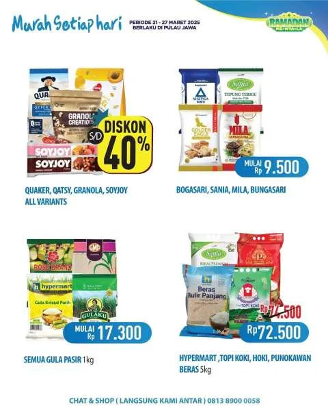 Promo JSM Hypermart Hyper Diskon Weekend Periode 21-24 Maret 2025