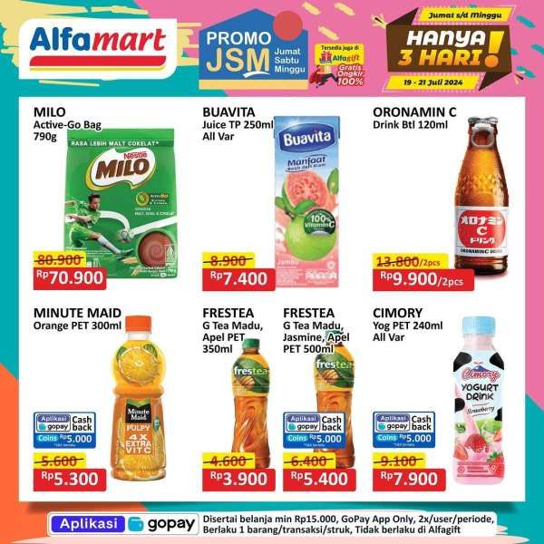 Promo JSM Alfamart Weekend 19-21 Juli 2024