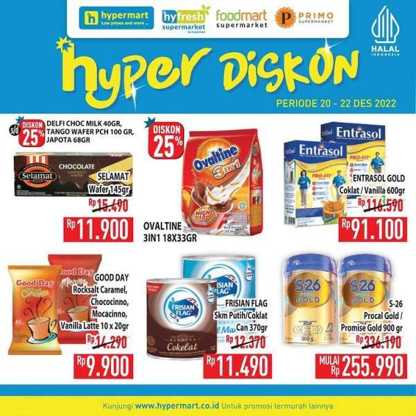 Harga Promo Hypermart 20-22 Desember 2022