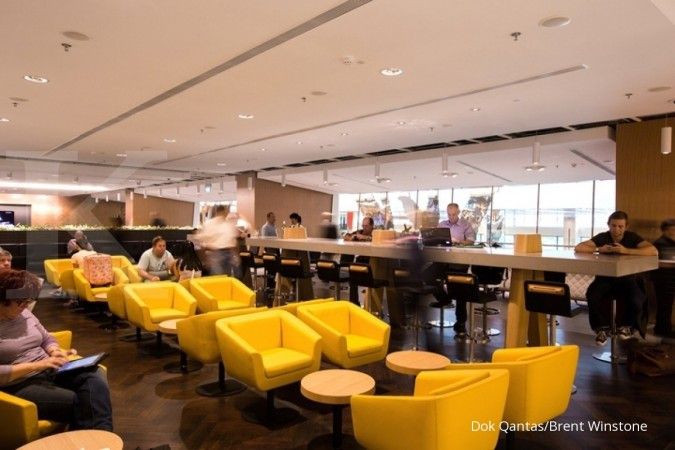 Qantas investasikan jutaan dollar Australia untuk garap first lounge di Changi