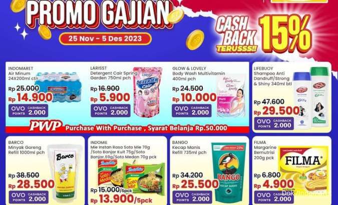 Promo Gajian Indomaret Berakhir Hari Ini 5 Desember 2023, Margarine Filma Rp 4.900