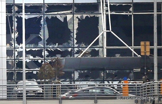 Empat ledakan bom di Brussels sebarkan ketakutan 