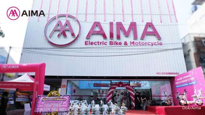  Produsen Motor Listrik Aima Ekspansi Gerai ke Bandung