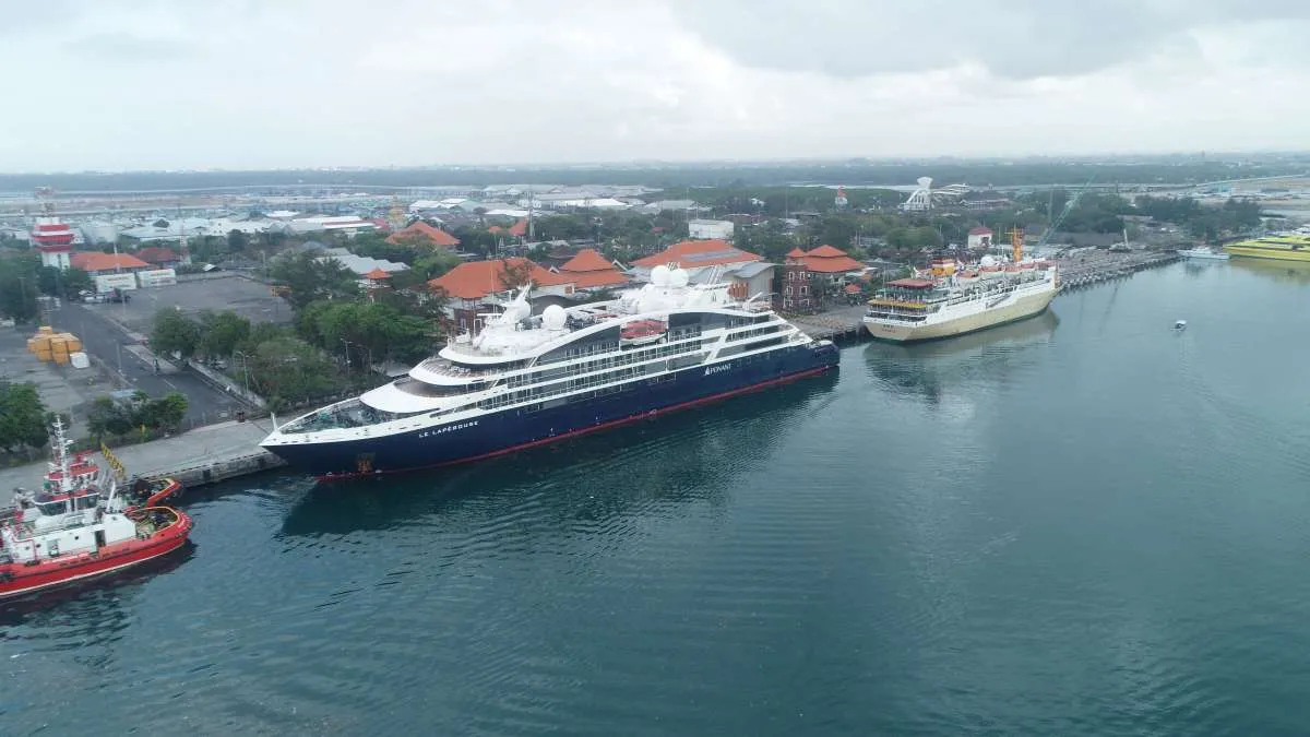 Perdana Sejak Pandemi, Pelabuhan Benoa Sukses Layani Laperouse  