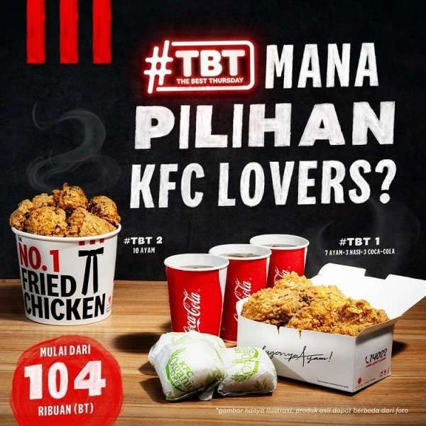 Promo KFC The Best Thursday 6 Januari 2022