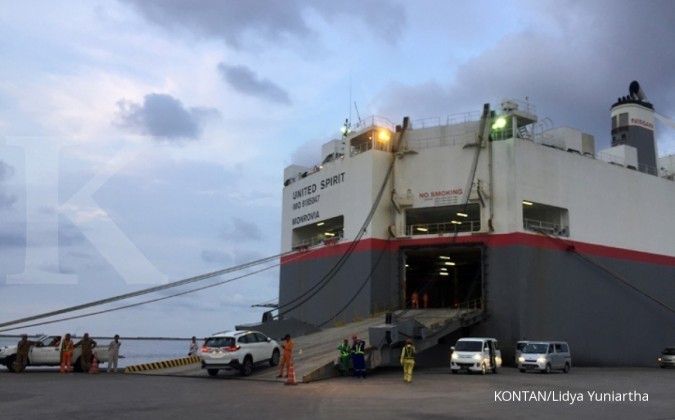 Indonesia Kendaraan Terminal (IPCC) tangani bongkar muat kapal Hoegh Autoliners