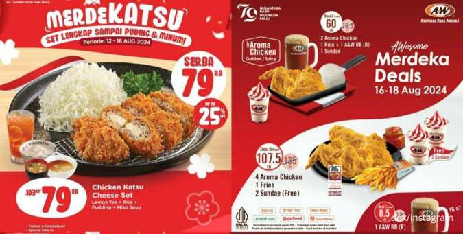 Promo Kimukatsu dan AW Restoran Diskon 25% Kemerdekaan 12-18 Agustus 2024