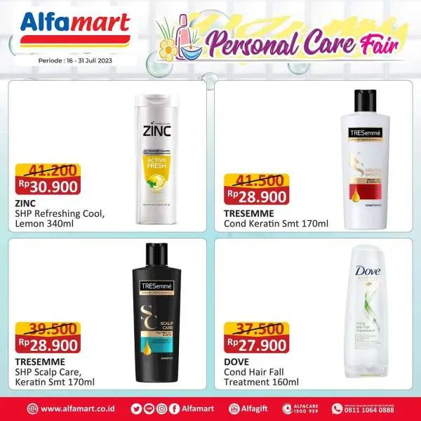 Promo Alfamart Personal Care Fair Periode 16-31 Juli 2023