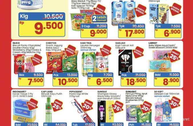 Promo JSM Indomaret 17-19 Oktober 2025, Sabun Cuci Piring-Detergent Cair Diskon 30%