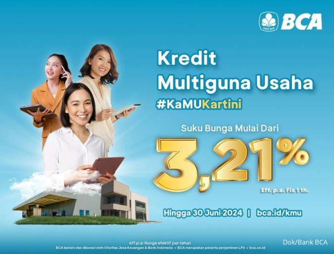 BCA Kembali Hadirkan Bunga Spesial Kredit Mulai dari 3,21% untuk Perempuan Pengusaha 