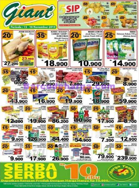 Promo Giant (15/11-17/11 2019)