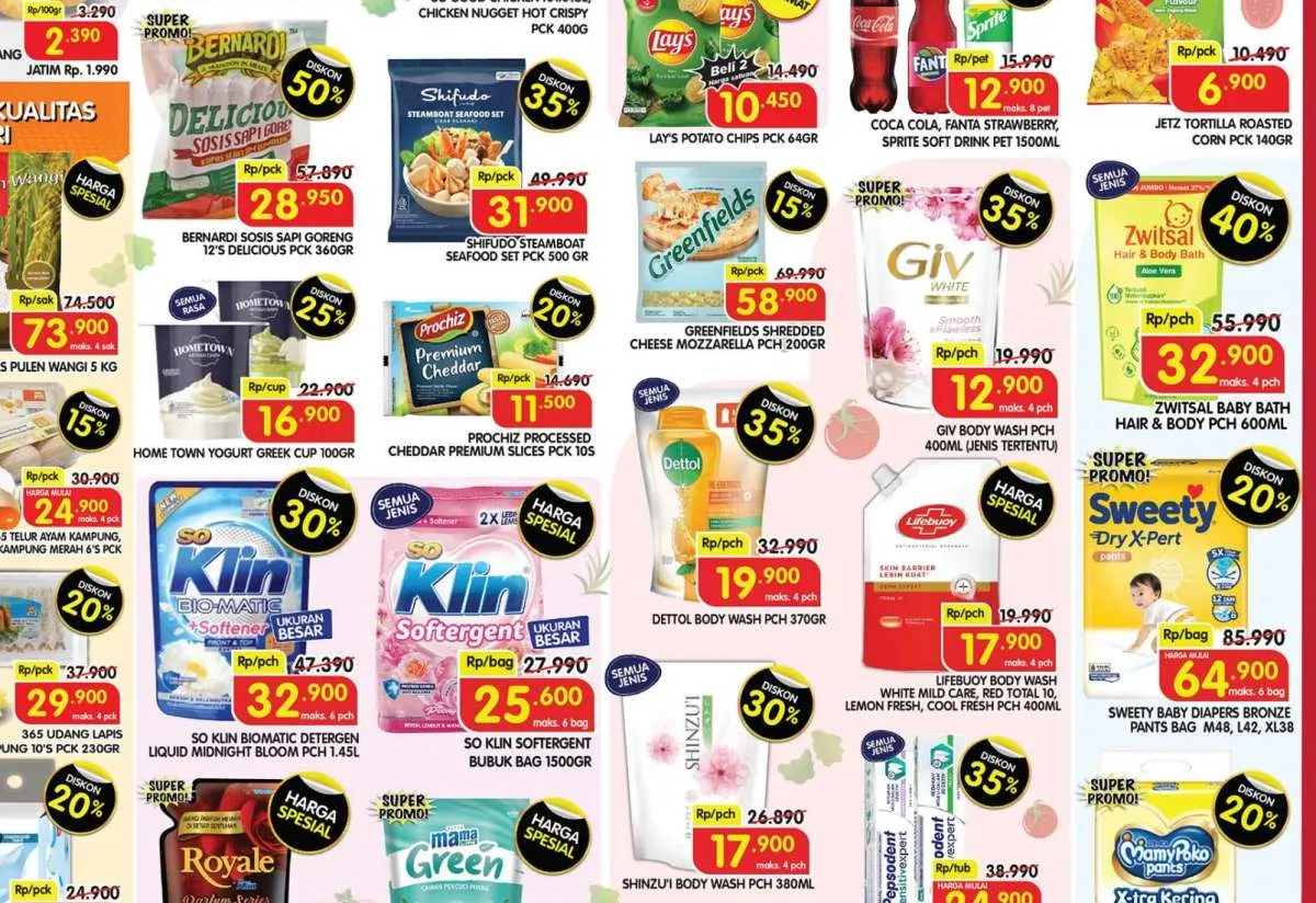 Promo JSM Superindo Spesial 6.6 Periode 5-7 Juni 2026, Diskon 50% dan Beli 1 Gratis 1