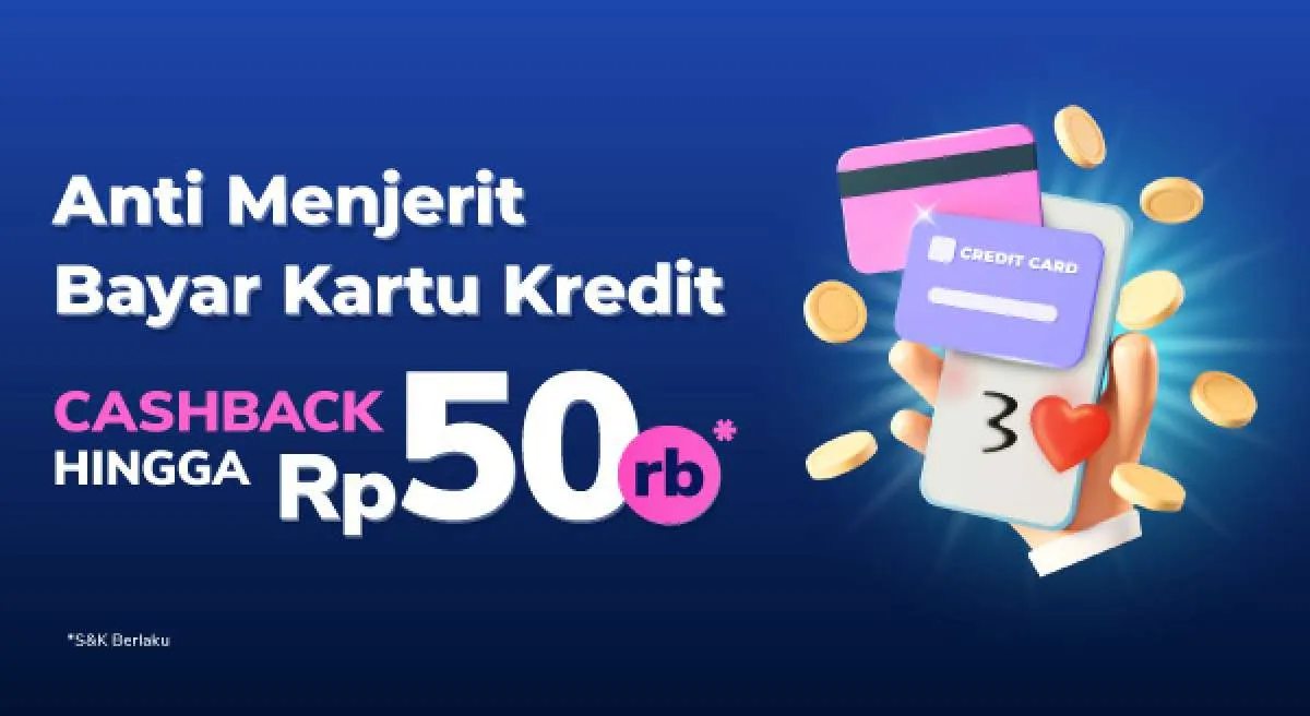 Promo Tokopedia Juni 2022, Bayar Kartu Kredit Ada Cashback Rp 50.000