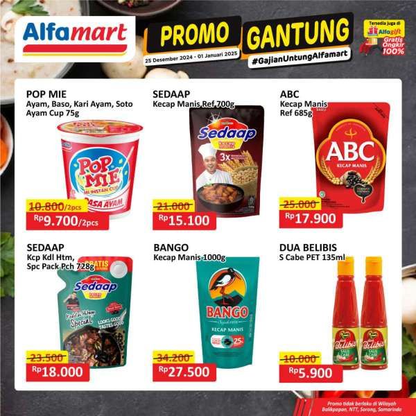 Promo Alfamart Gantung 25 Desember 2024-1 Januari 2025