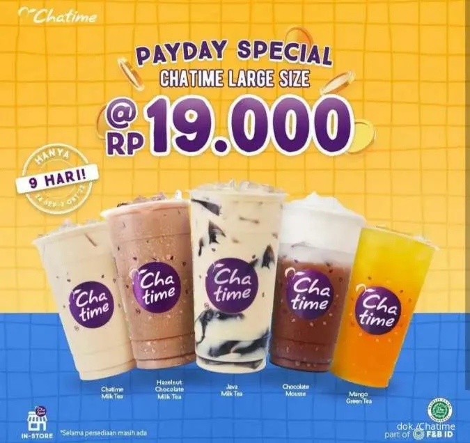 Promo Chatime Payday Special