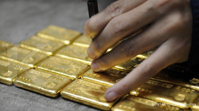 Harga emas Antam hari ini naik Rp 2.000 per gram