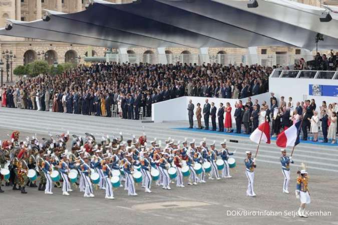 Peringatan Bastille Day Prancis, Prabowo Presiden RI Pertama Jadi Tamu Kehormatan
