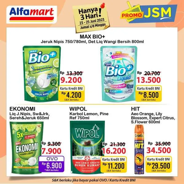 Promo JSM Alfamart Periode 23-25 Juni 2023