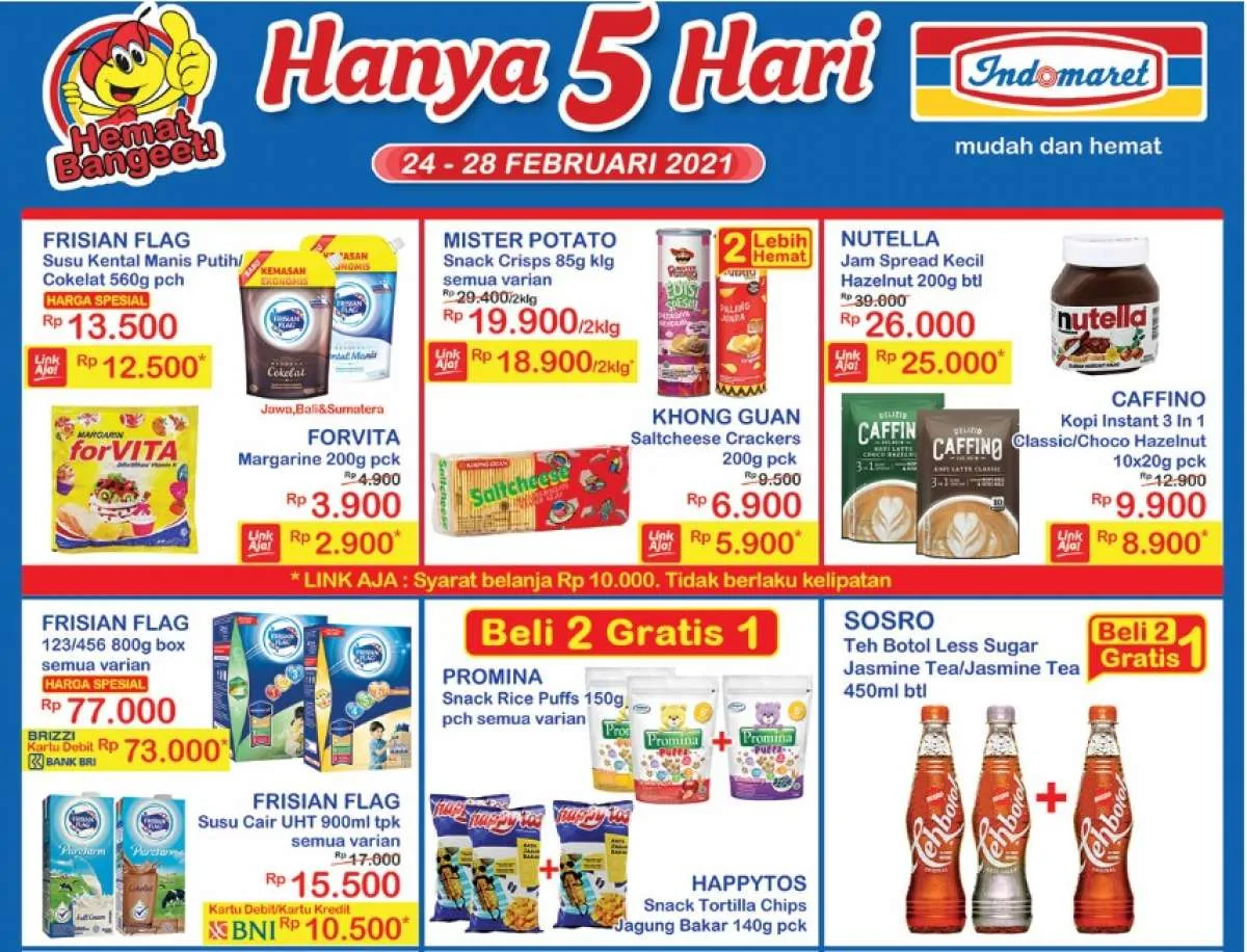 Promo Indomaret hari ini 27 Februari 2021, diskonan weekend!