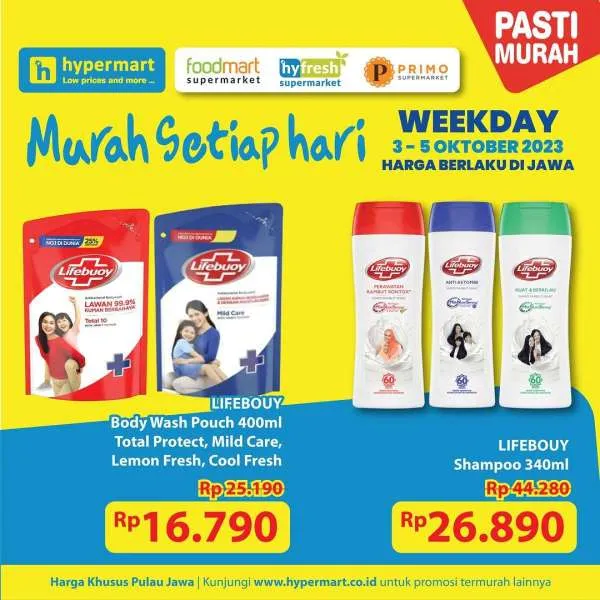 Katalog Promo Hypermart Terbaru 3-5 Oktober 2023, Hyper Diskon Weekday Awal Bulan