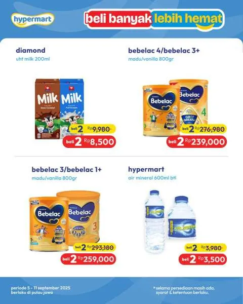 Promo Hypermart Beli Banyak Lebih Hemat Periode 5-11 September 2025