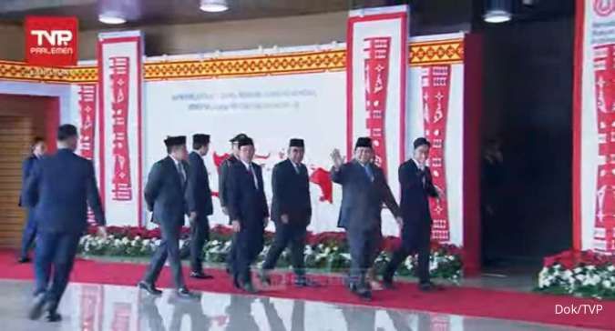 Prabowo Tiba di Gedung Parlemen, Siap Sampaikan Pidato Kenegaraan