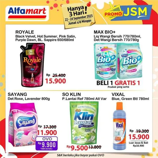 Katalog Promo JSM Alfamart Terbaru 22-24 September 2023