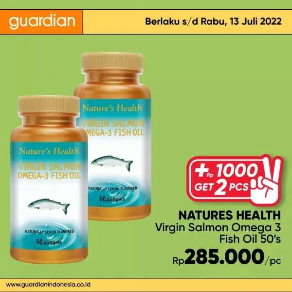 Promo Guardian +1000 Get 2 Pcs Periode 7-13 Juli 2022