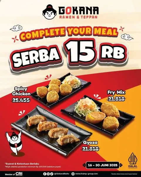 Promo Gokana Serba Rp 15.000 Juni 2025