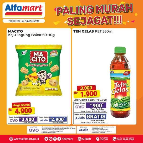 Harga Promo Alfamart Terbaru 16-23 Agustus 2023, Promo Paling Murah Sejagat