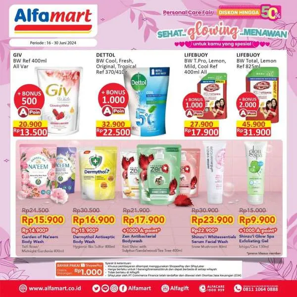 Promo Alfamart Personal Care Fair Periode 16-30 Juni 2024