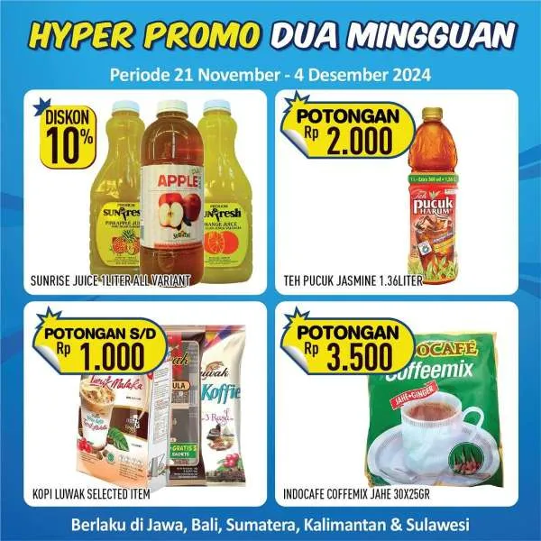 Promo Hypermart Dua Mingguan Periode 21 November-4 Desember 2024