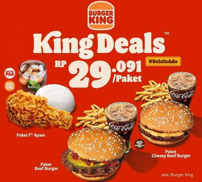 Promo Burger King: King Deals Mei 2022