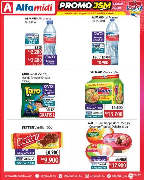 Promo JSM Alfamidi Spesial Gajian Periode 26-29 Juni 2025